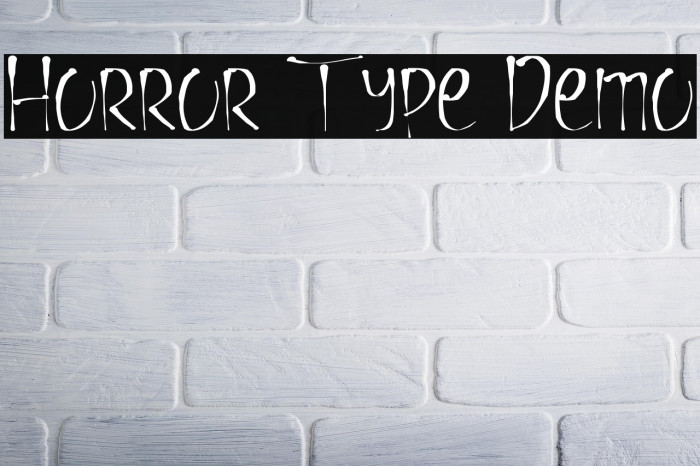 Horror Type Demo Example 2