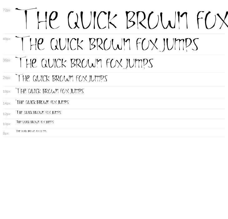 Horror Type Demo Waterfall