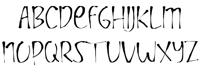 Horror Type Demo Font LOWERCASE