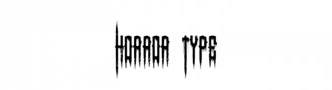 Horror Type  Fuentes Gratis Descargar