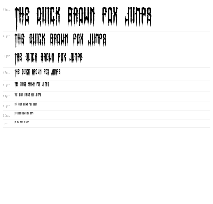 Horror Type Waterfall