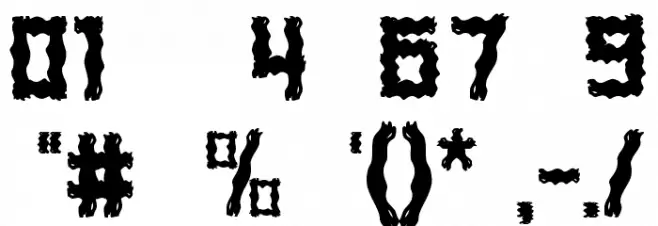 Horror Vibes Font OTHER CHARS