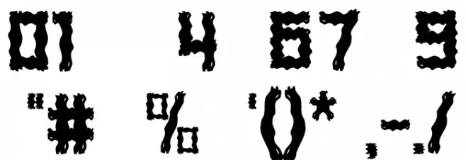 Horror Vibes Font OTHER CHARS