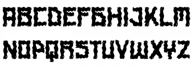 Horror Vibes Schriftart Groß