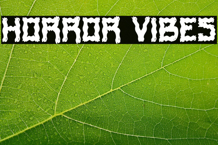 Horror Vibes Example 2