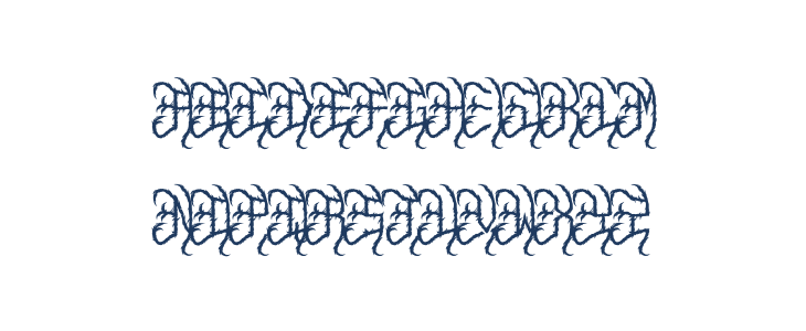 Horror Wings Uppercase