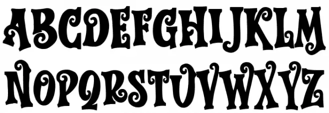 Horror World Regular Polices MAJUSCULES