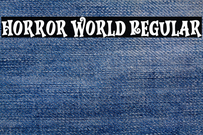 Horror World Regular Example 3