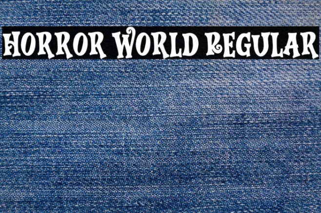 Horror World Regular Example 3