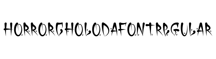HorrorCholoDaFontRegular  免费字体下载