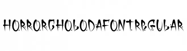 HorrorCholoDaFontRegular  Free Fonts Download
