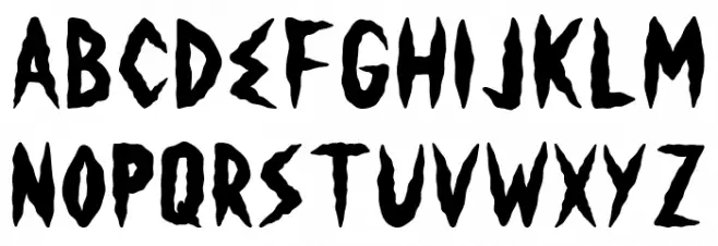 HorrorCorpse Fuentes MAYÚSCULAS