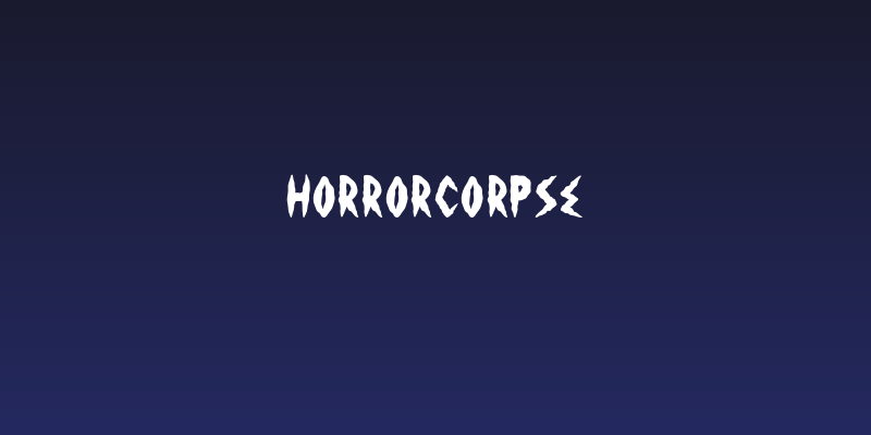 HorrorCorpse Social Header