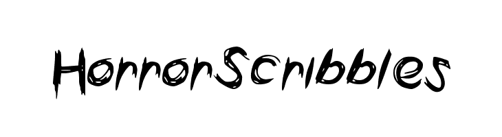 HorrorScribbles Font