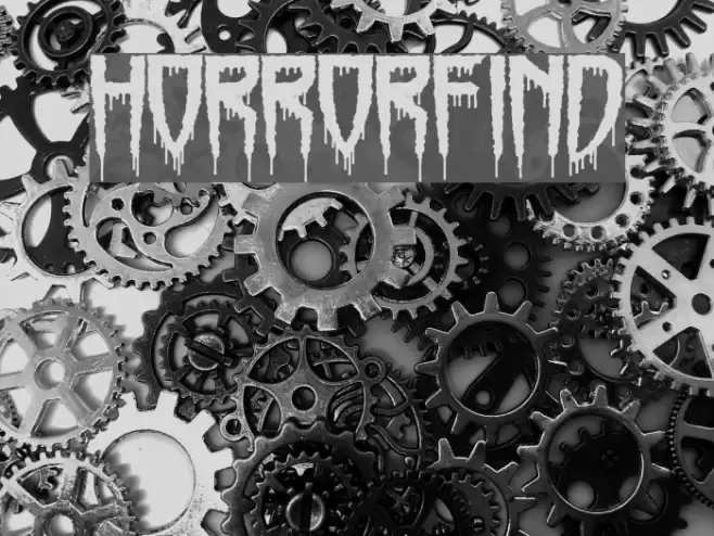 Horrorfind フォント examples