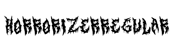 Horrorizer Regular  Frei Schriftart Herunterladen