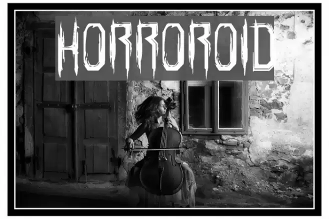 Horroroid Font examples