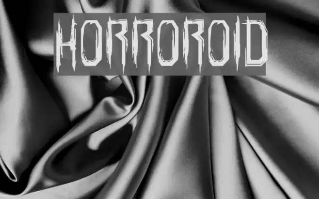 Horroroid Font examples