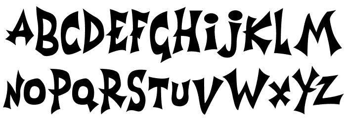 Horrorshow Font LOWERCASE