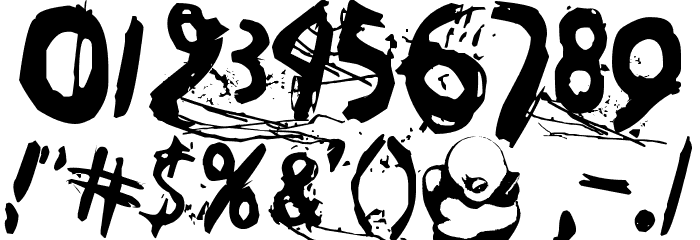 Horros Font OTHER CHARS