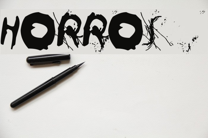 Horros Font examples