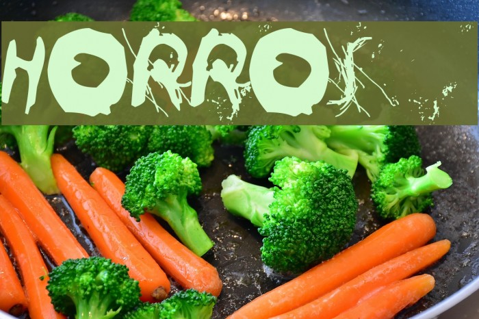Horros Font examples