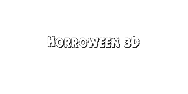 Horroween 3D Logo