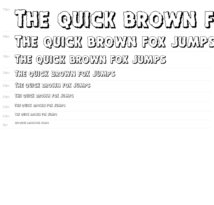 Horroween 3D Waterfall