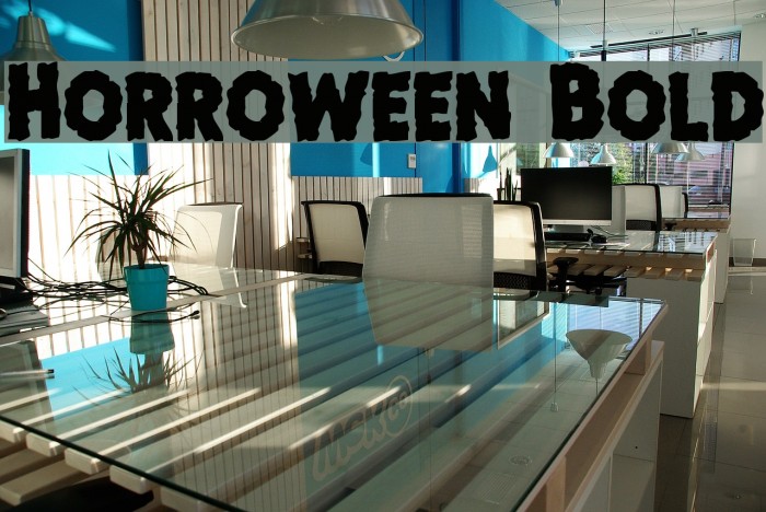 Horroween Bold Font examples