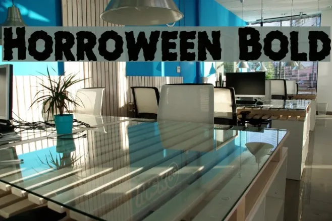 Horroween Bold Example 1