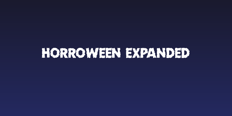 Horroween Expanded Social Header