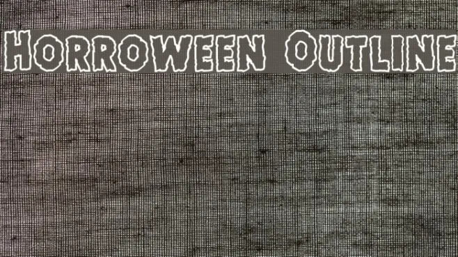 Horroween Outline Example 1