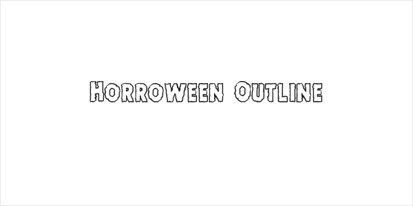 Horroween Outline Logo