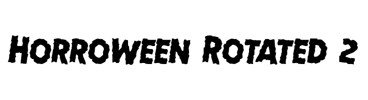 Horroween Rotated 2  baixar fontes gratis