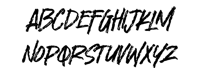 Horrraaa Font LOWERCASE