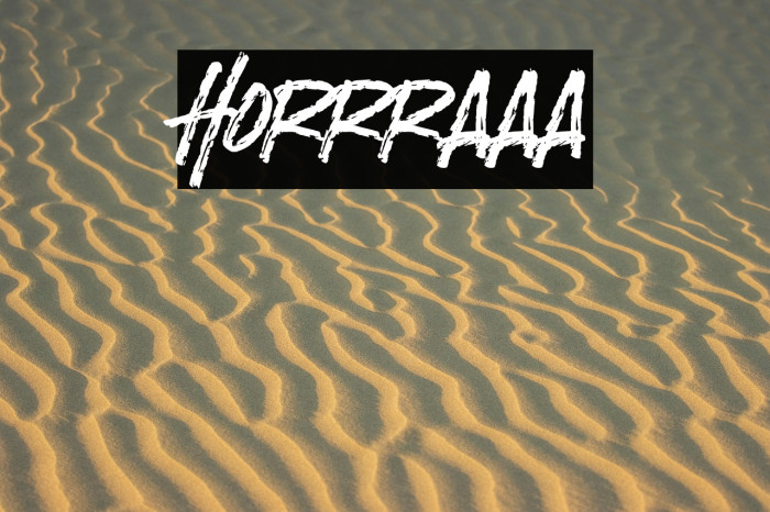 Horrraaa Example 1