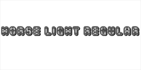 Horse Light Regular Logo