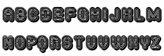 Horse Regular フォント 大文字