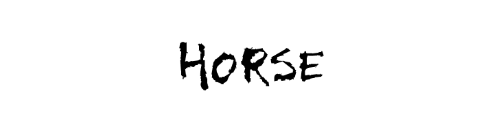 Horse Font - FFonts.net