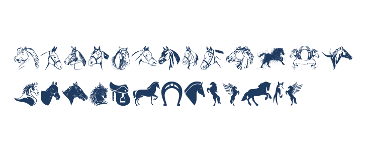 Horse Lowercase