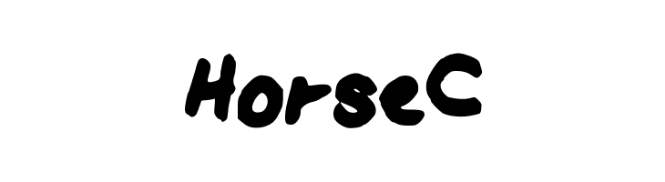 HorseC  フリーフォントのダウンロード