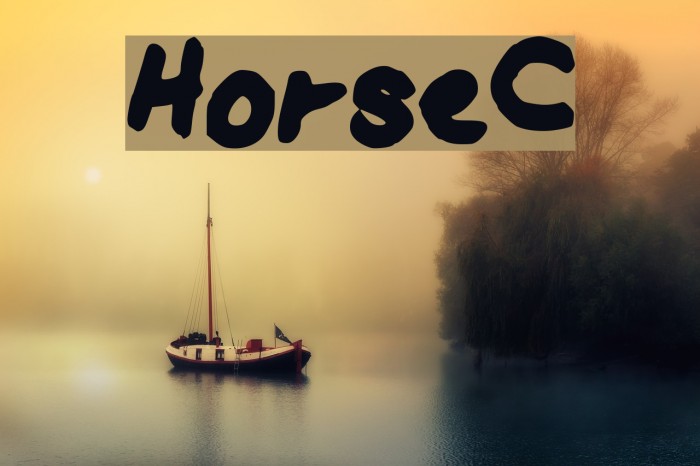 HorseC Font examples
