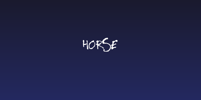 Horse Social Header