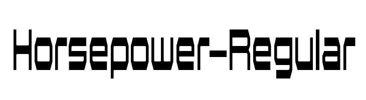 Horsepower-Regular  नि: शुल्क फ़ॉन्ट्स डाउनलोड