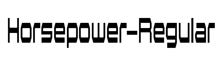 Horsepower-Regular  baixar fontes gratis