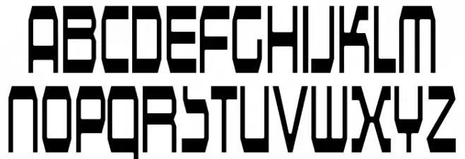 Horsepower-Regular Font UPPERCASE