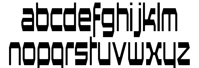 Horsepower-Regular Font LOWERCASE