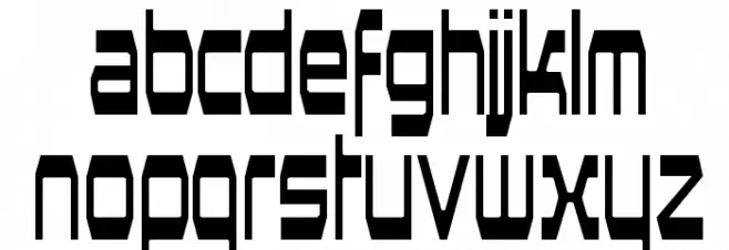 Horsepower-Regular Font LOWERCASE