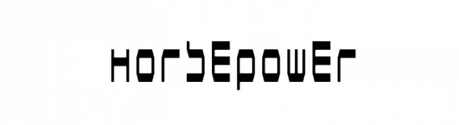 Horsepower  font caratteri gratis