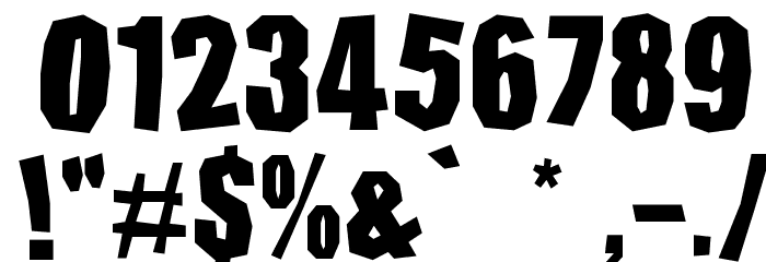 Horseradish Font OTHER CHARS
